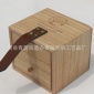 创意zakka实木原色皮带手表饰品包装盒  抽屉木质手表收纳盒